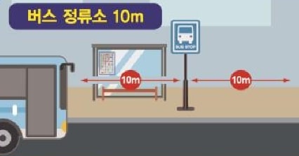 버스정류소 불법주정차