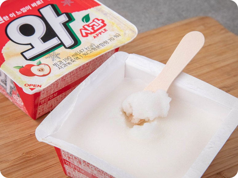 더블비얀코 샤베트 맛 아이스크림 발견
